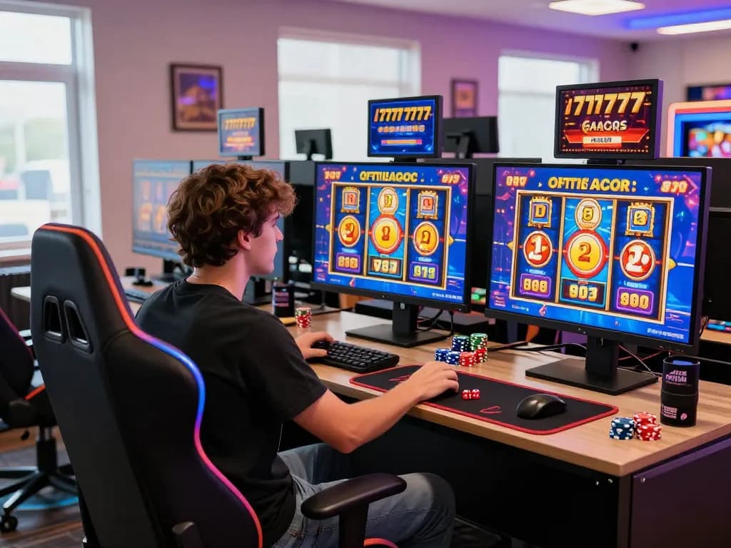 Suasana permainan slot777 gacor online yang menarik dengan grafis cerah dan bonus.