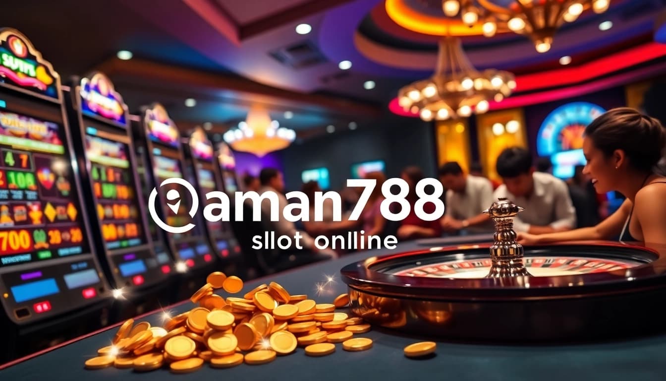 Rasakan sensasi aman788 slot online dengan mesin slot yang penuh warna dan pemain yang antusias.