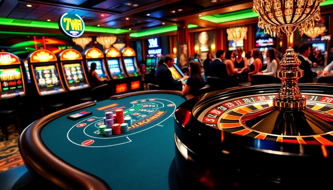 Experience the thrill of winning at 789Win's sophisticated casino tables and vibrant slot machines.