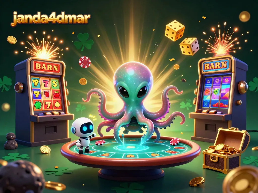 Permainan interaktif luar angkasa di janda4dmar dengan alien dan harta karun poker