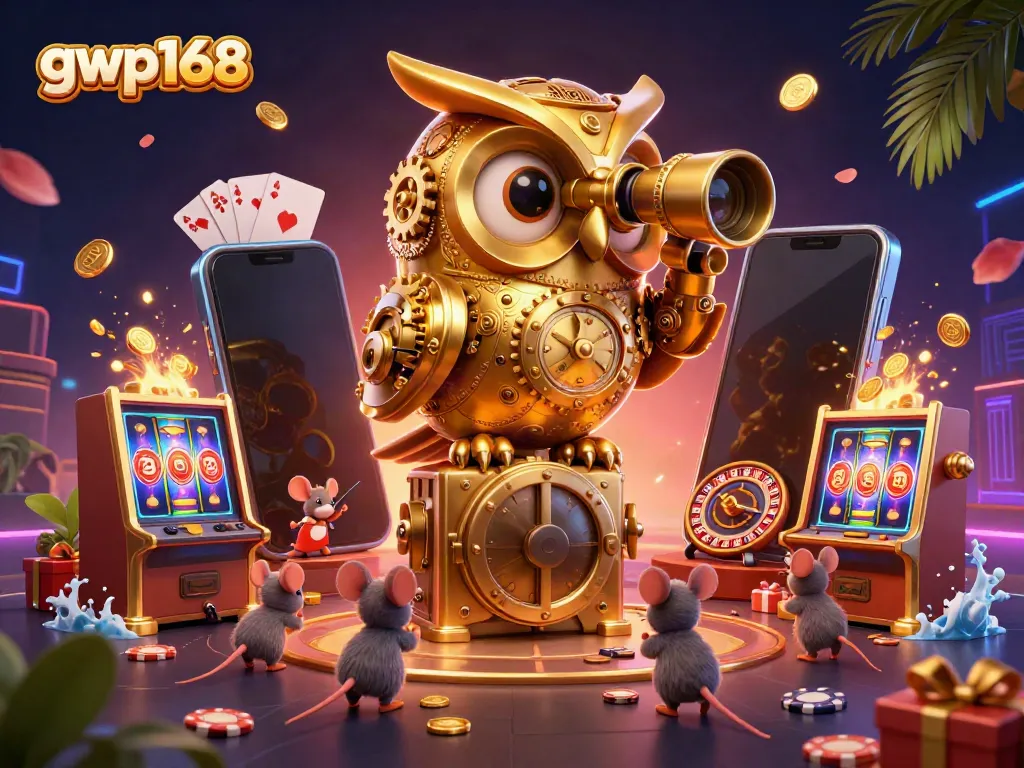 Menangkan permainan di casino online gwp168 dengan ilustrasi berwarna-warni yang dinamis.