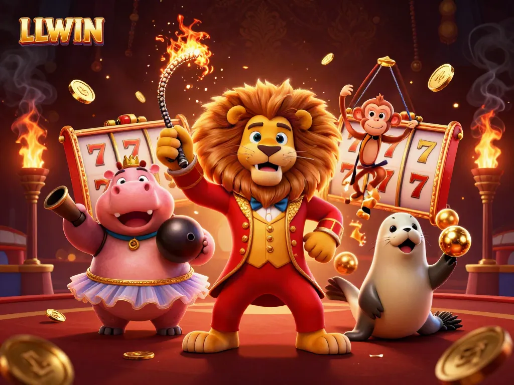 Experience the thrill of winning at LLWIN Casino with vibrant characters and dynamic gaming elements.