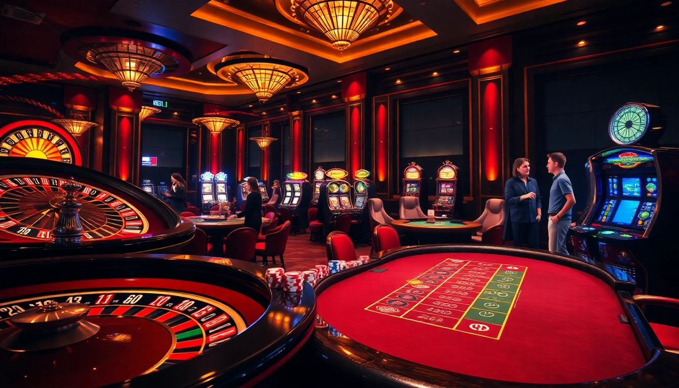 Experience thrilling gameplay at https://tr88.work/ with exciting casino elements like poker tables and slot machines.