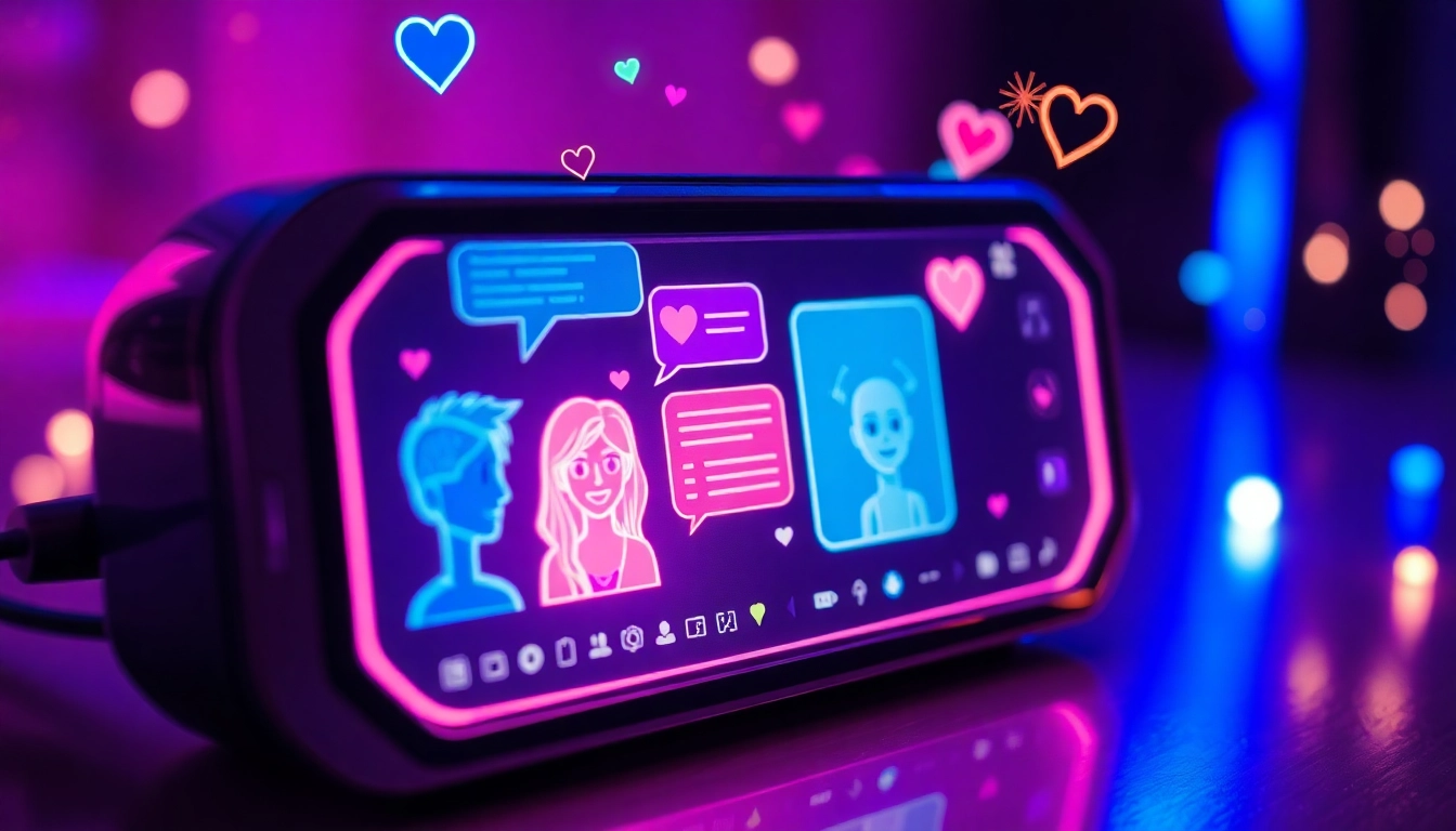 Engaging interface for sex AI chat showcasing virtual conversation dynamics.