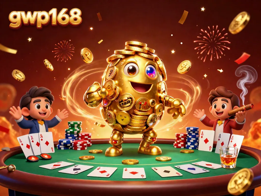 Mengalami keseruan di gwp168 dengan golem emas dan suasana permainan poker yang meriah.