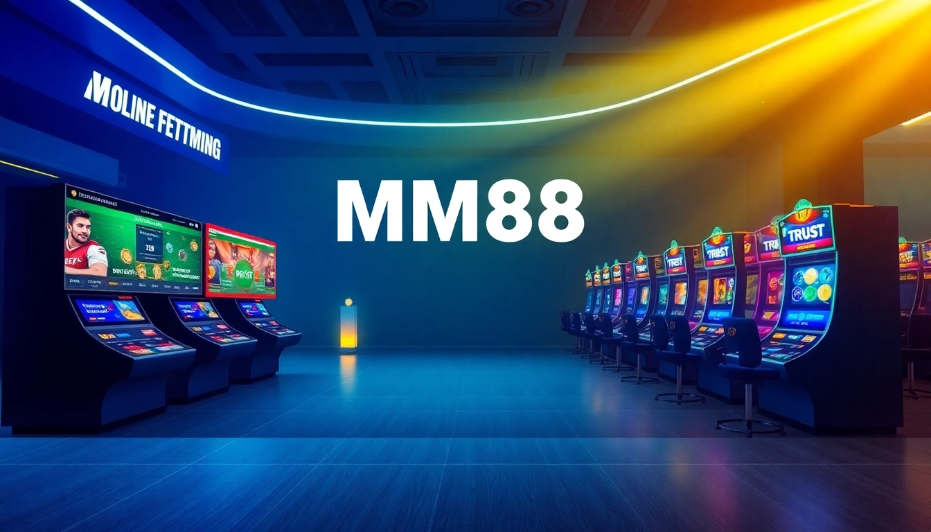 MM88 online platform showcasing diverse betting options in a vibrant digital interface.