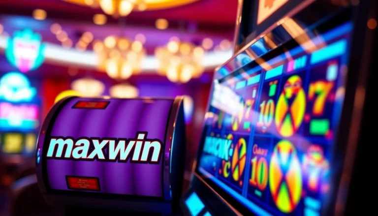Menggoda pemain dengan slot maxwin yang berputar cepat dan warna-warni di kasino.