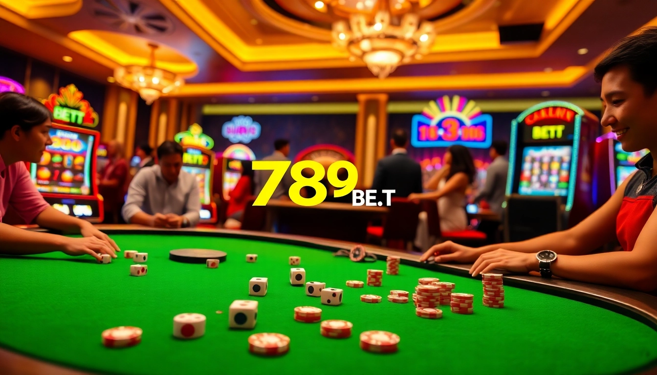Experience thrilling gameplay at 789 BET with vibrant casino visuals and engaging player interactions.