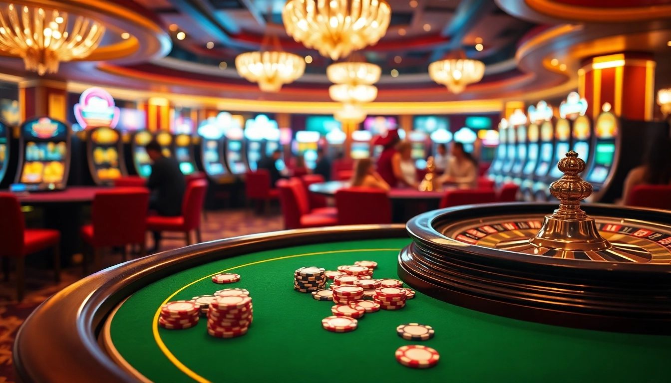 Experience the thrill of gambling at Hello88 with colorful poker chips and a dazzling casino atmosphere.