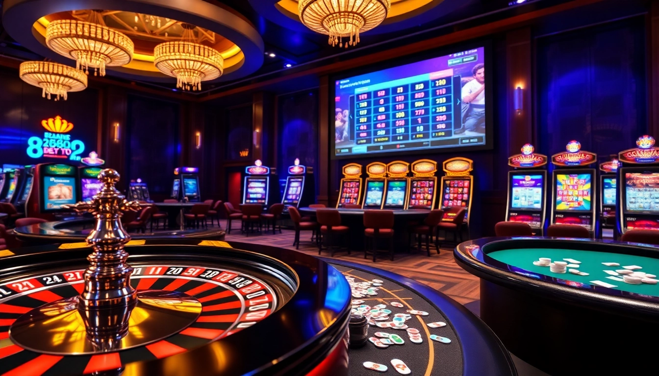 Players enjoying a luxurious casino experience with 888top's exciting gaming offerings.