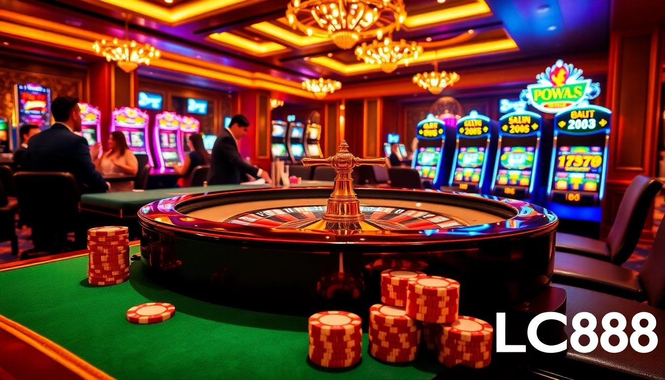 Experience thrilling gameplay at https://lc88.art/ with vibrant casino visuals and exciting gambling action.