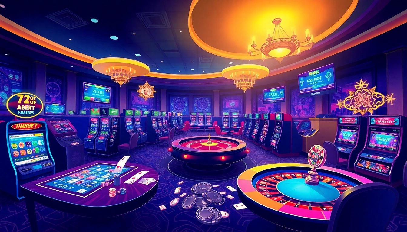 Experience the thrilling gameplay at thabet77.sa.com with engaging casino tables and vibrant betting features.