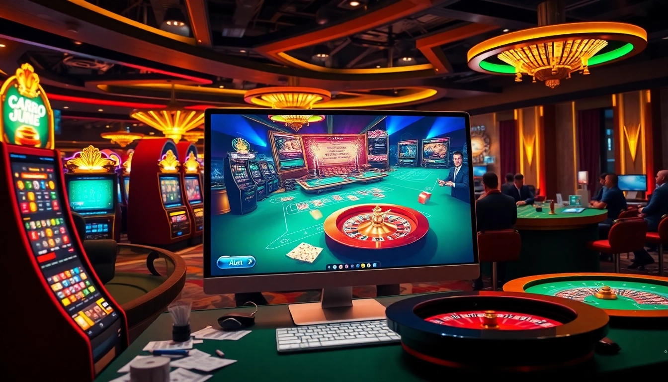 Gamblers exploring the exciting platform of link mm88 with dynamic casino visuals and engaging gameplay.