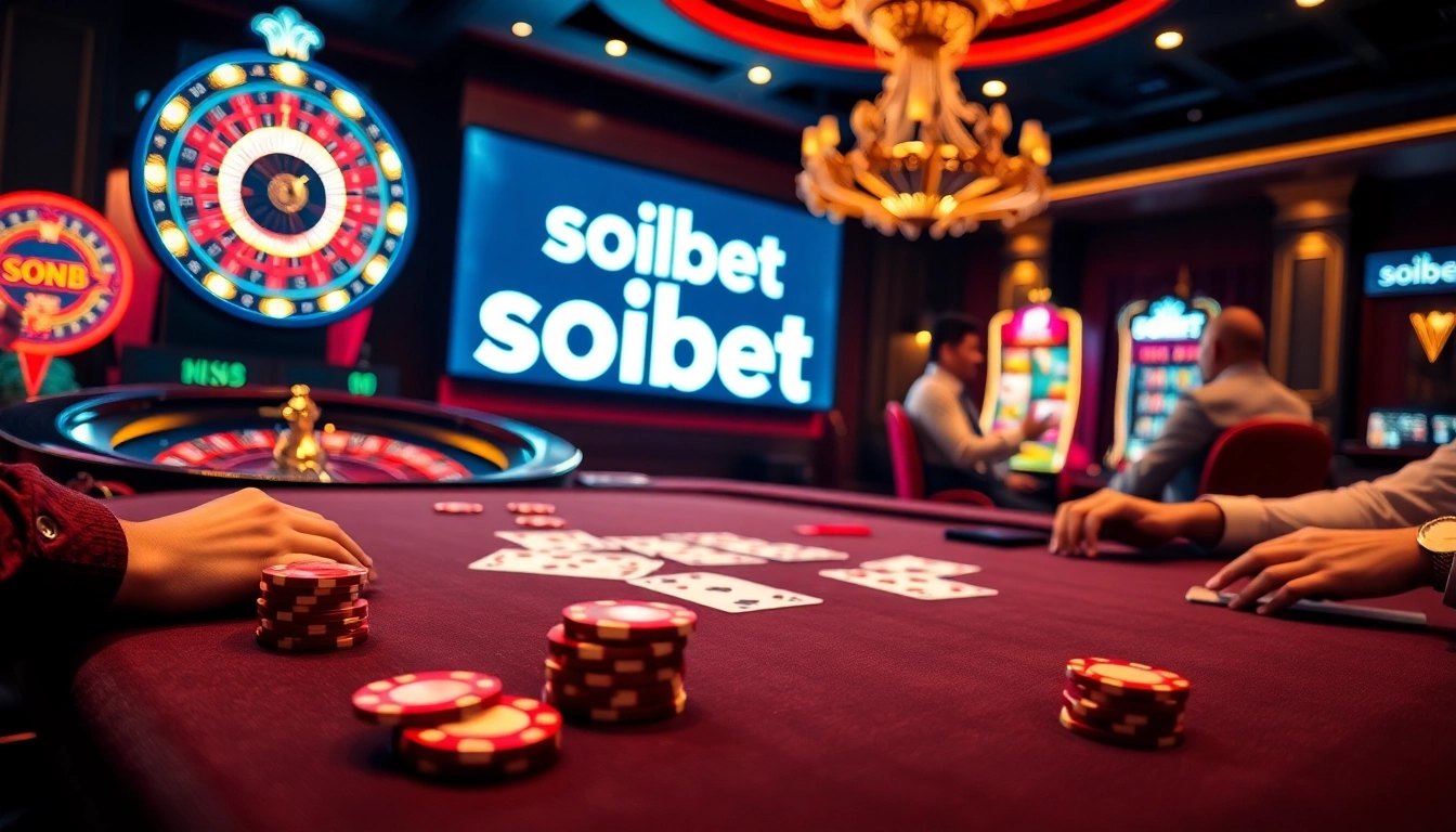 Experience the thrill of high-stakes gaming at soibet's luxurious casino.