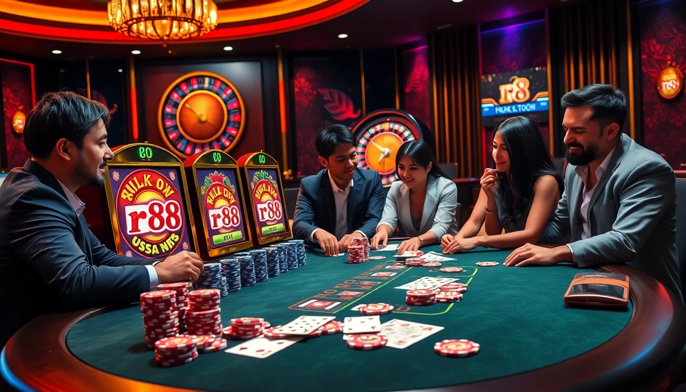 Experience the thrill of rr 88 with vibrant casino tables and exciting games.