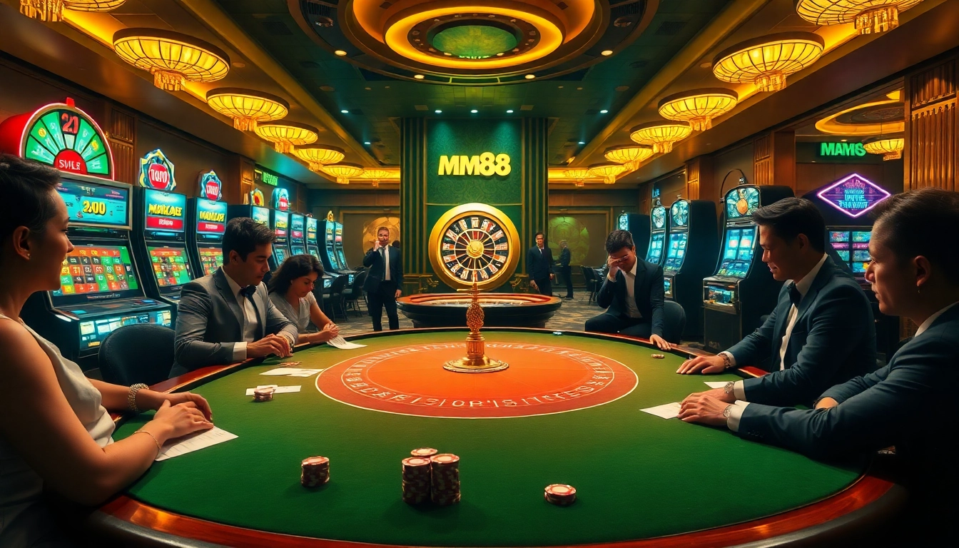 Experience thrilling gambling action at https://mm88.bar/ with vibrant casino games and luxurious surroundings.