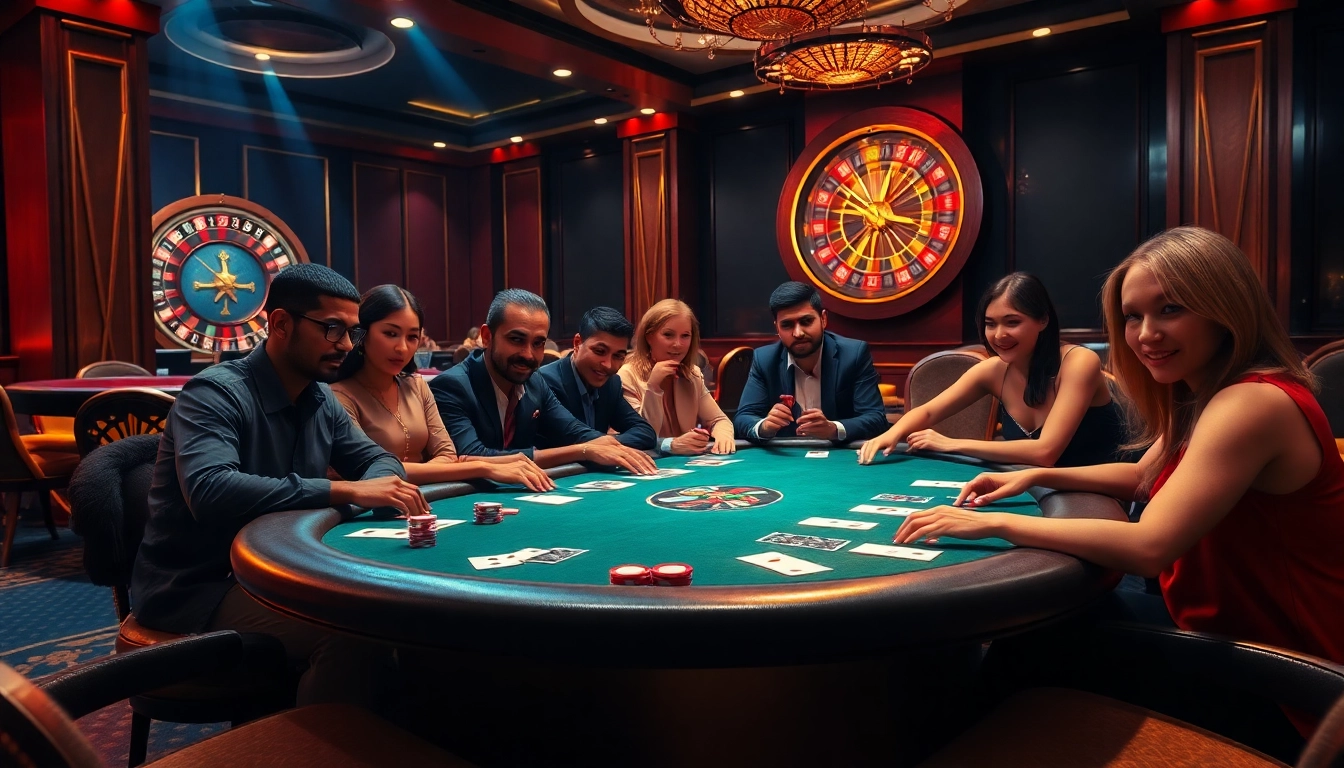 Experience intense poker action at king333.club with vibrant chips and elegant decor.