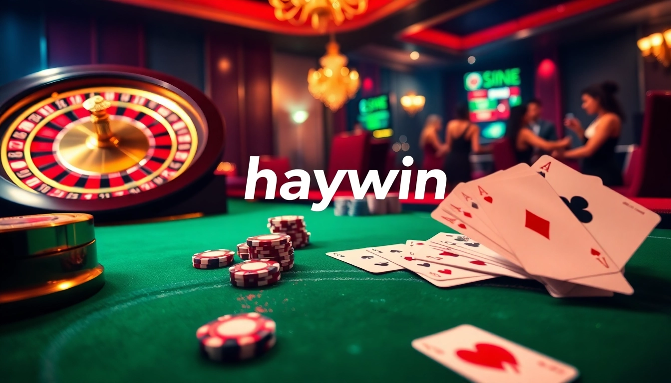 Experience the thrill of gambling at haywin with vibrant casino tables and exciting gameplay.
