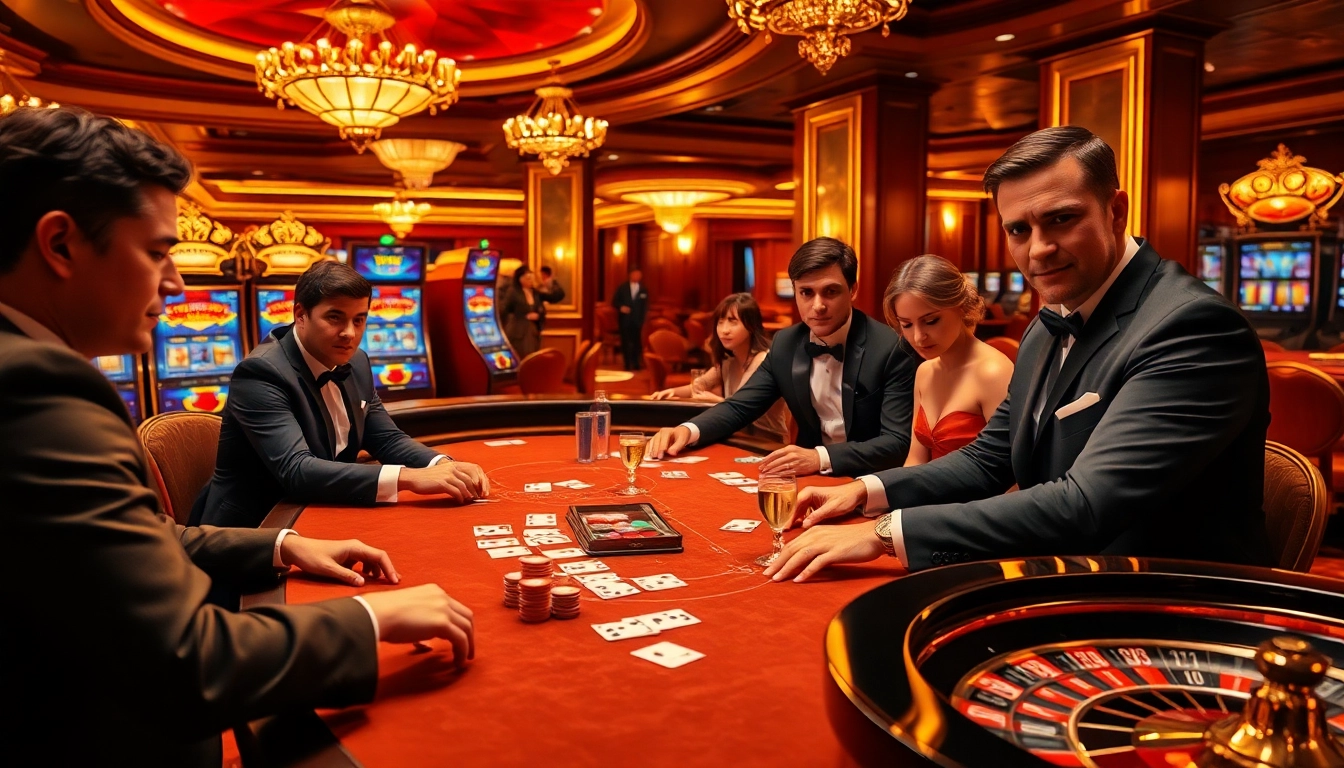Experience the thrill of gaming at 24kclub with high-stakes poker and vibrant casino visuals.