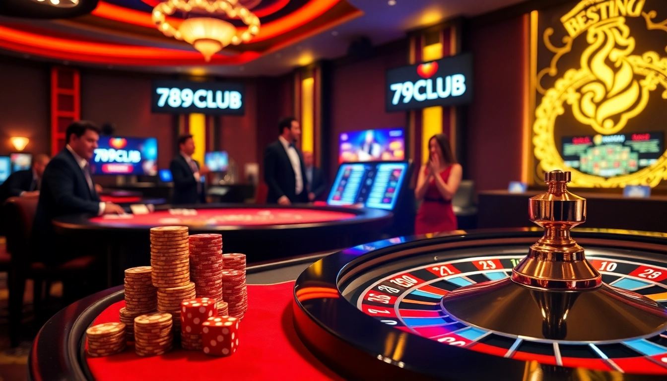 Experience the excitement of 789CLUB with vibrant casino games and betting action.