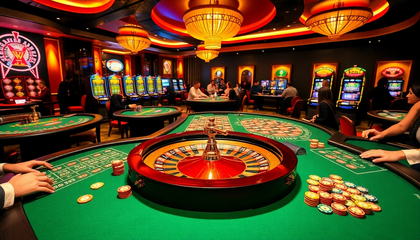 Experience the excitement of casino gameplay at lv88.team with vibrant tables and engaging slots.