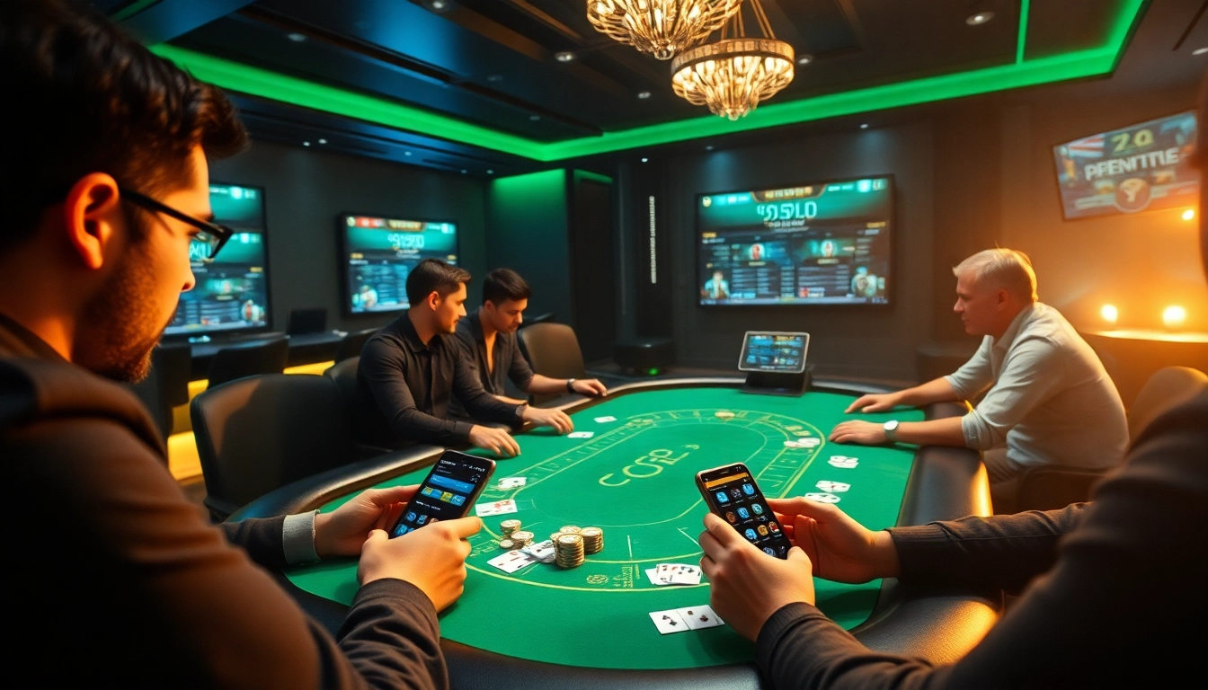 התרגשו מהפוקר 7XL אונליין עם שחקנים מעורבים בשולחן וירטואלי מודרני, המראה אסטרטגיה ואינטראקציה.