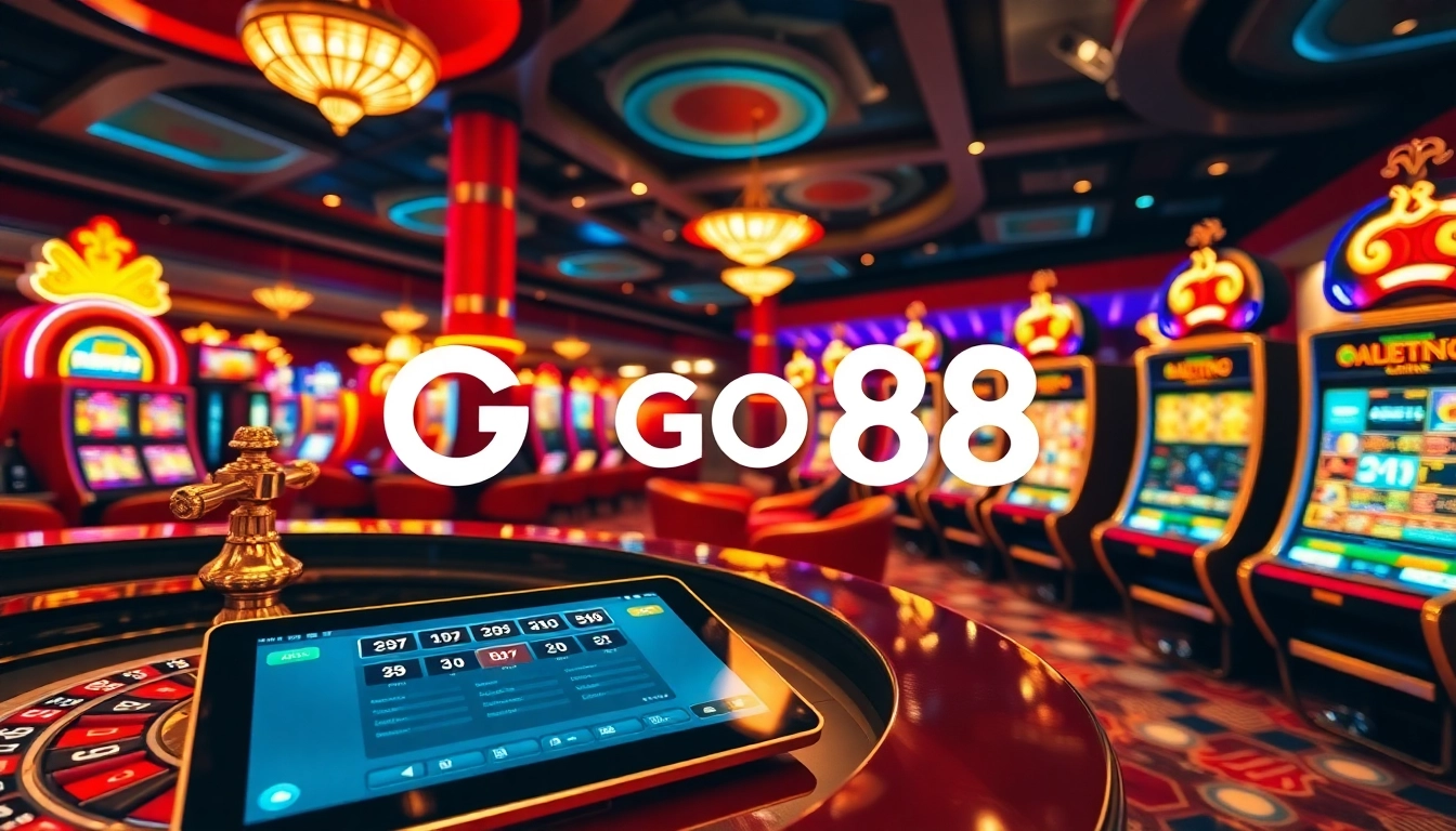 Experience the excitement with go 88 at luxurious casino tables and striking slot machines.