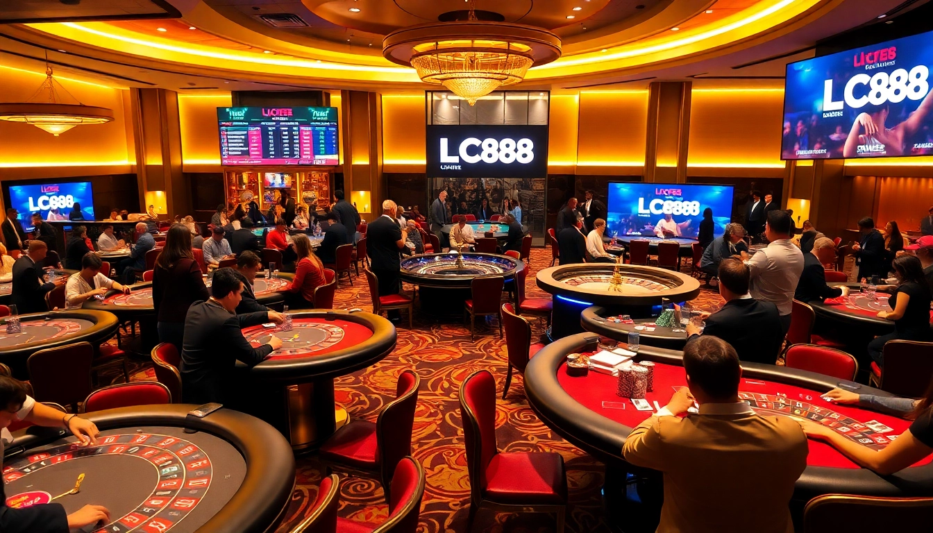 Experience thrilling gambling at LC88 with vibrant casino games and lively players.