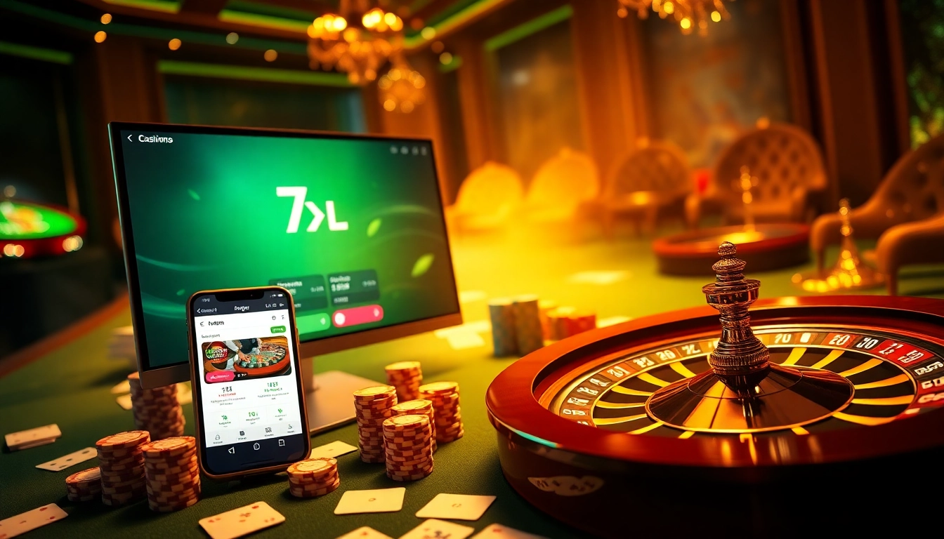 התחושו את ההתרגשות של 7xl להורדה עם חזות משחקים מקוונים מלאת חיים הכוללת אלמנטים של פוקר וקזינו.