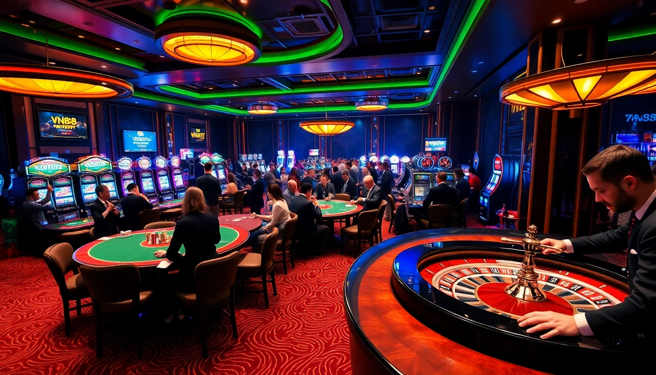Experience thrilling VN88 casino action with exciting poker and roulette games.