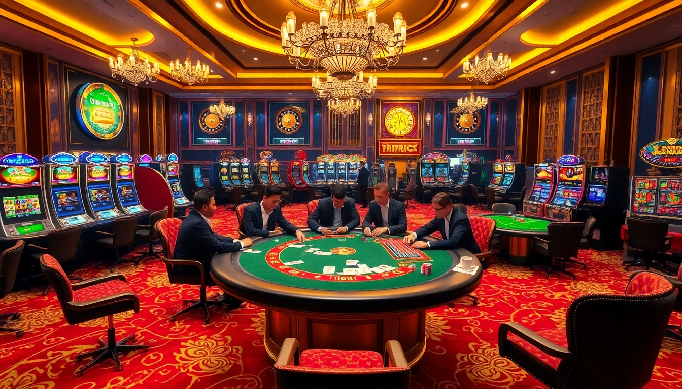 Engage in thrilling gambling with Nhà Cái RR88 featuring an elegant casino ambiance.