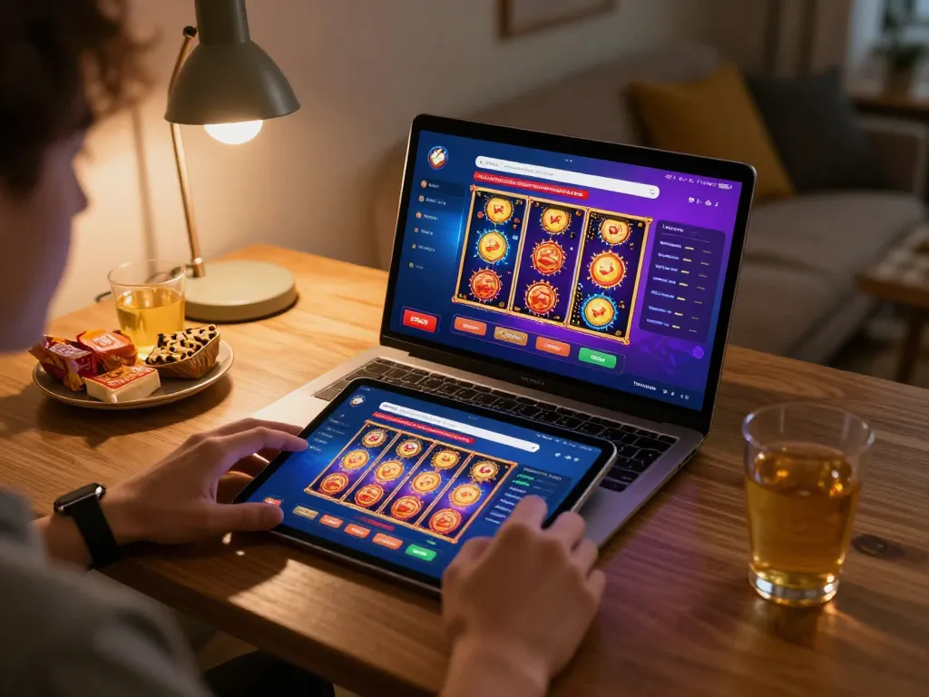 Experience thrilling gameplay on dacsandatphanrang com with exciting slot games in a vibrant home setting.