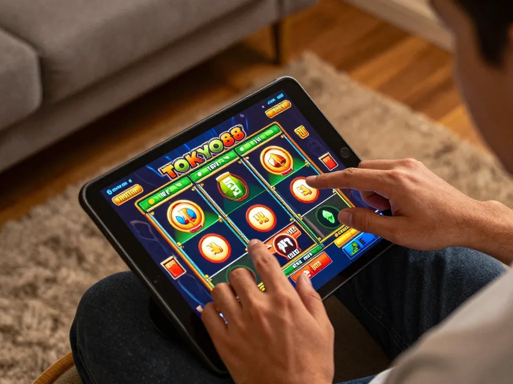 Pemain TOKYO88 menikmati permainan slot online yang menarik secara bertanggung jawab dengan suasana rumah yang nyaman.